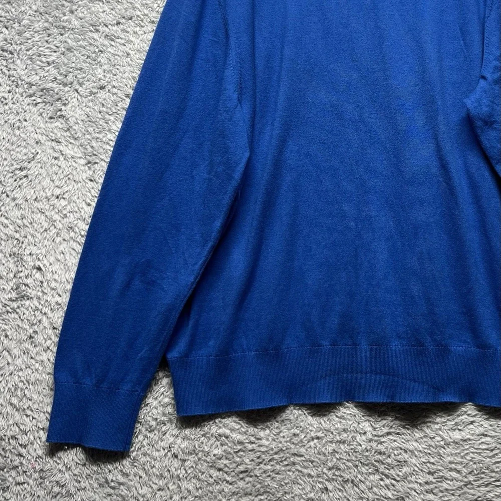 American Eagle Sweater Mens XL Blue V Neck Pullover Long Sleeve Teacher Preppy